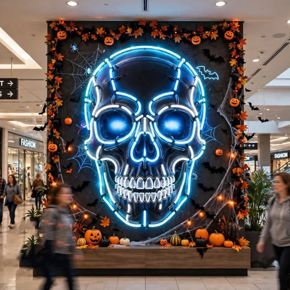 Halloween Wall Neon