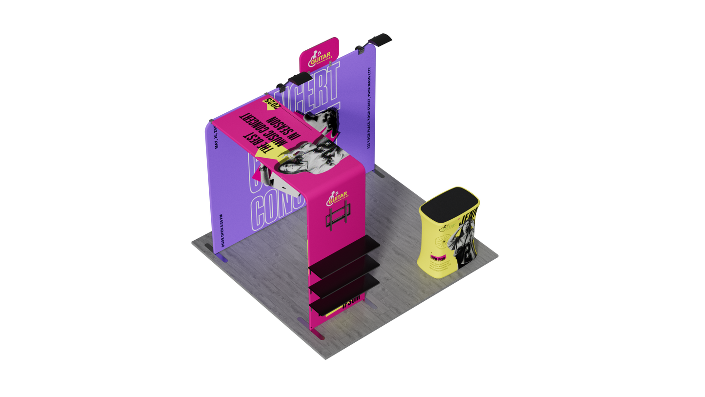 10x10ft Trade Show Booth Kit - A1