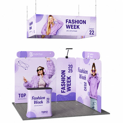 10x10ft Trade Show Booth Kit - B1