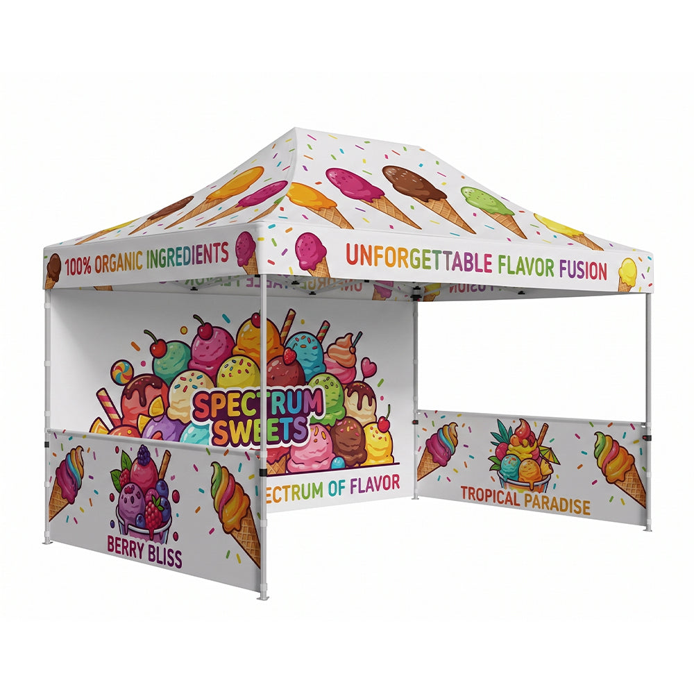 10x15 Custom Canopy Tent Package