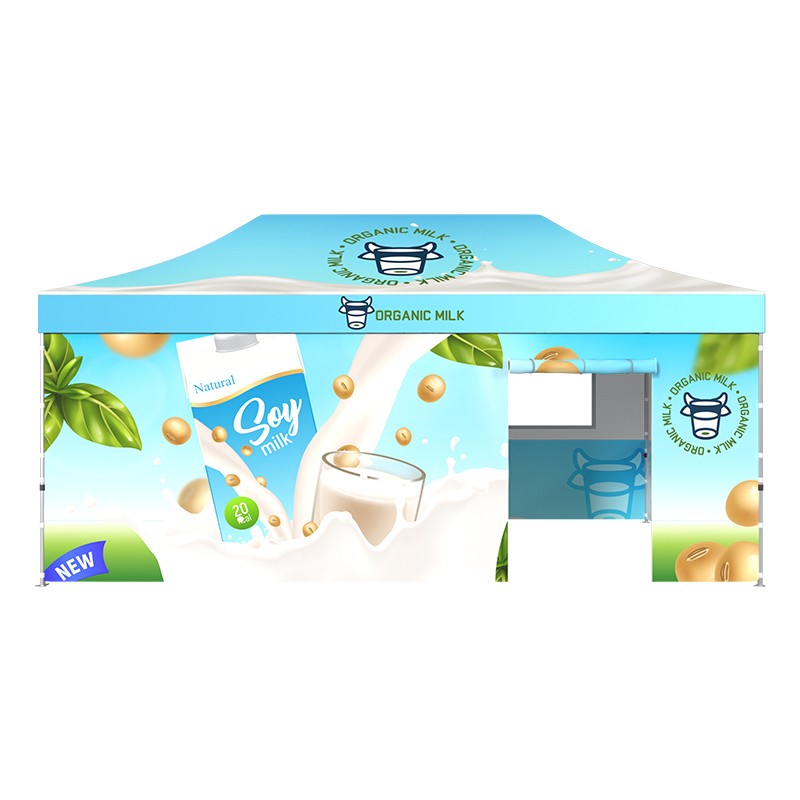 10x20 Custom Food Vendor Full Tent