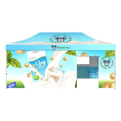 10x20 Custom Food Vendor Full Tent