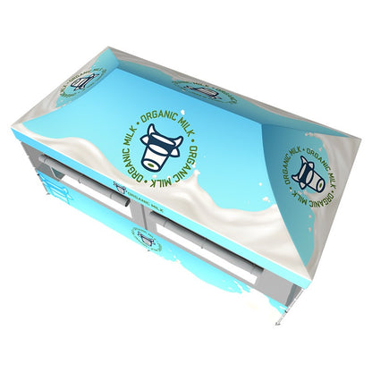 10x20 Custom Food Vendor Full Tent