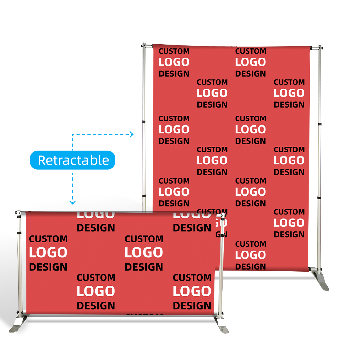 Custom Step and Repeat Backdrop with Stand