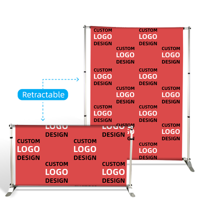 Custom Step and Repeat Backdrop with Stand