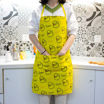 Custom kitchen Apron with Pockets