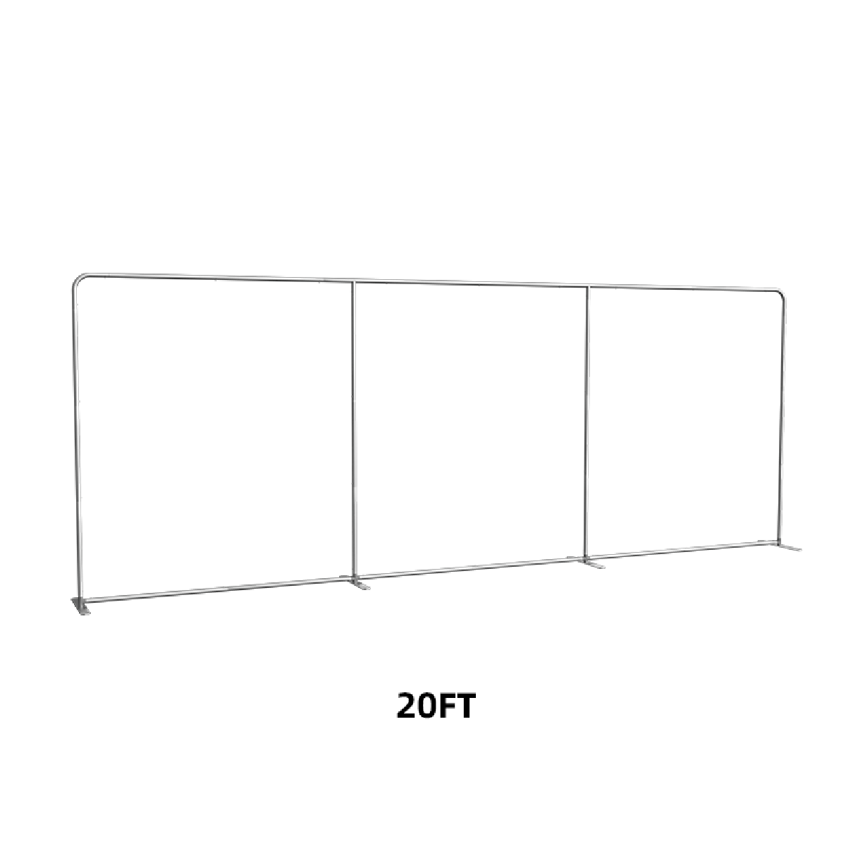 Custom Straight Tension Fabric Display (Round Corners)