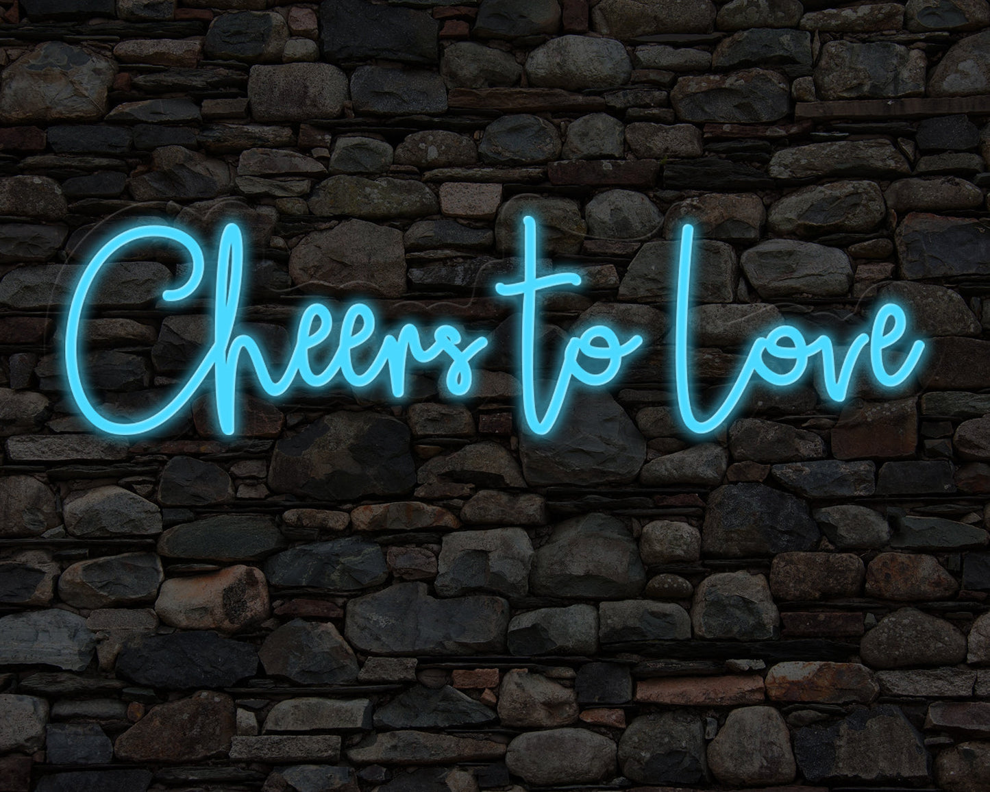 Cheers to Love Neon Sign