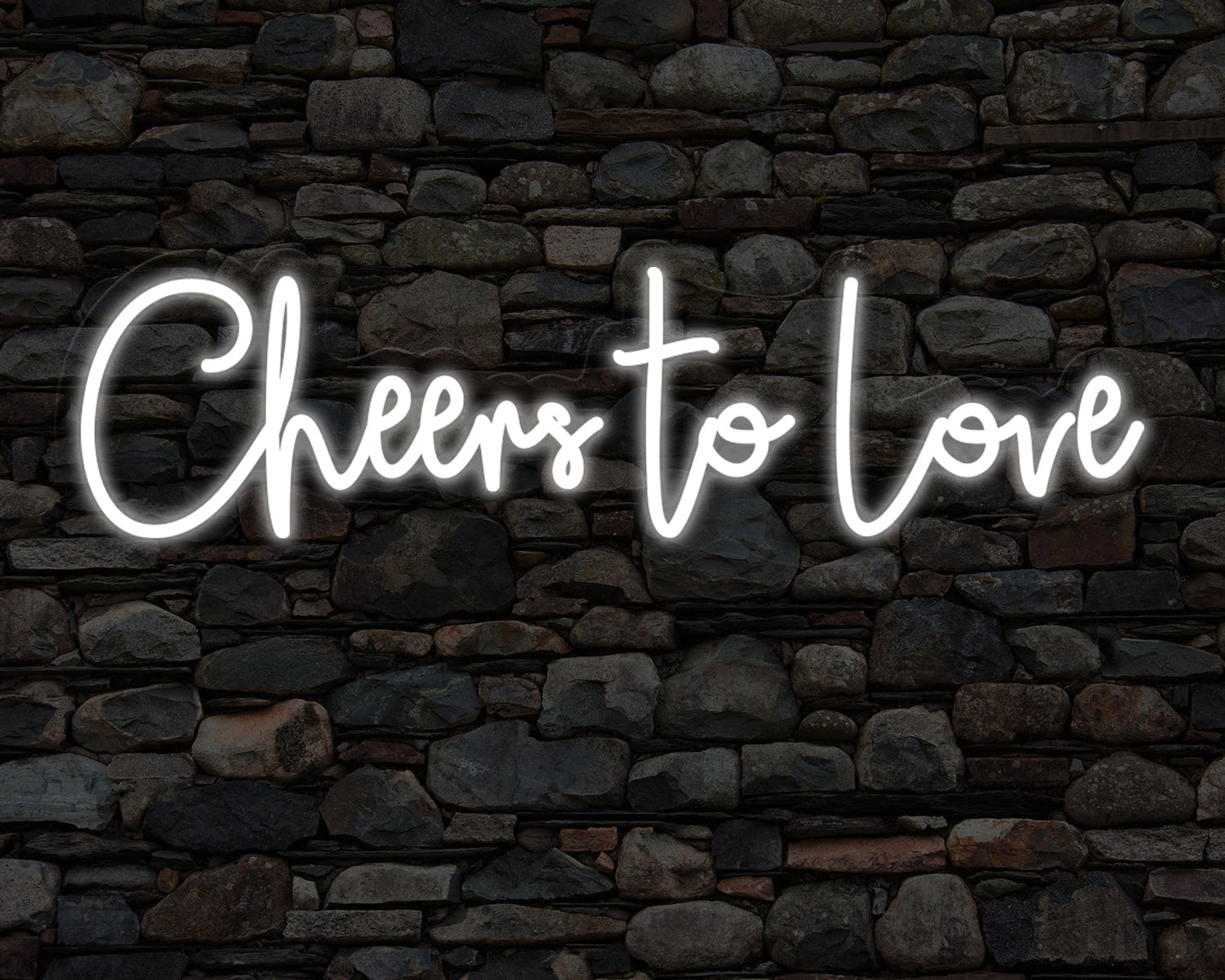 Cheers to Love Neon Sign