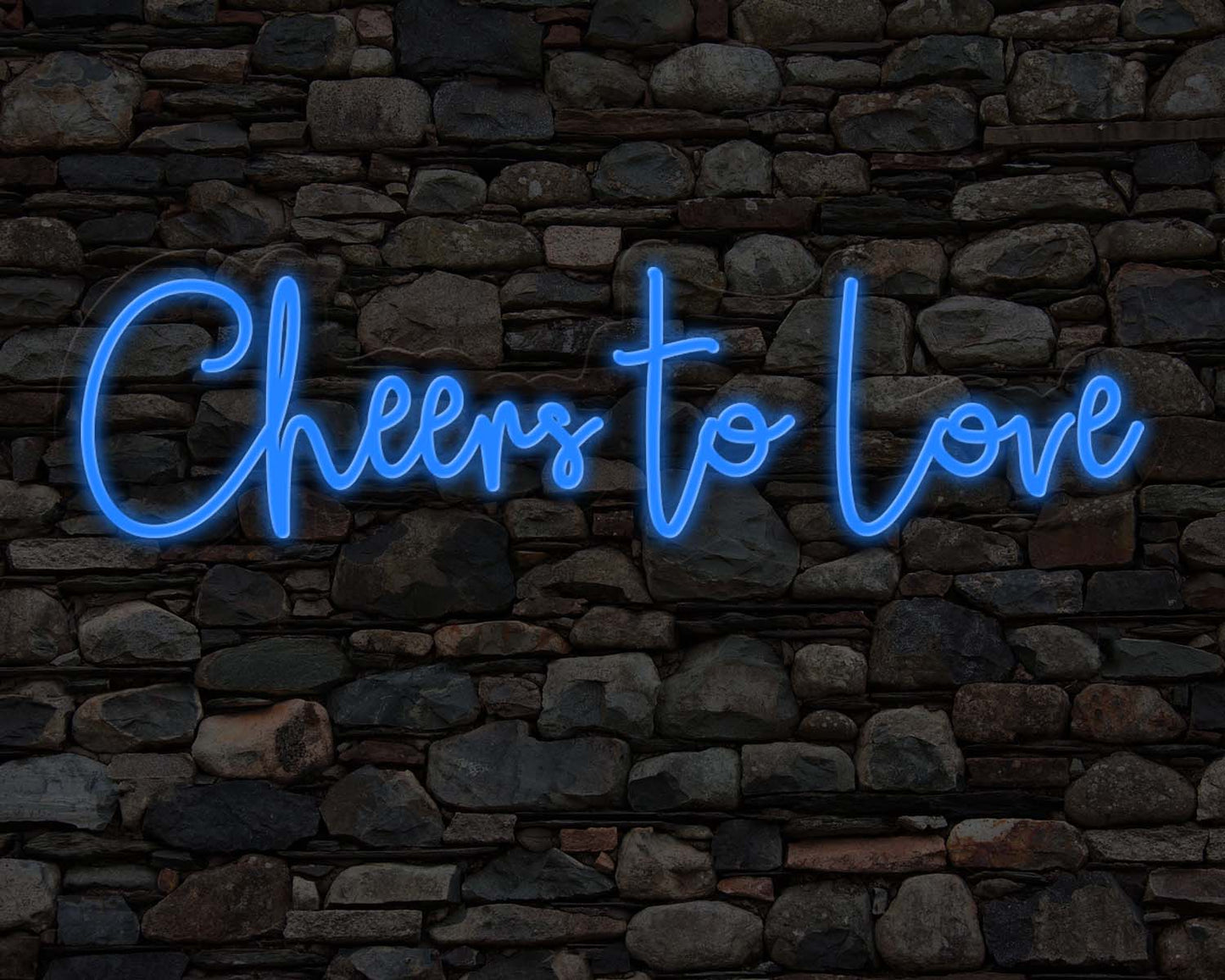 Cheers to Love Neon Sign