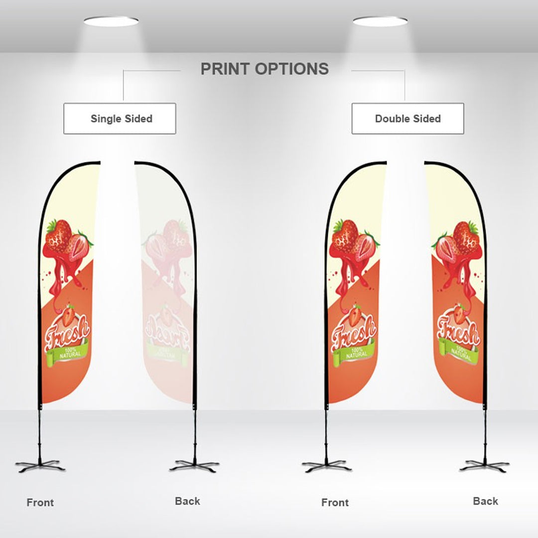 Custom Convex Advertising Flag