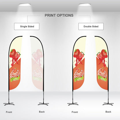 Custom Convex Advertising Flag