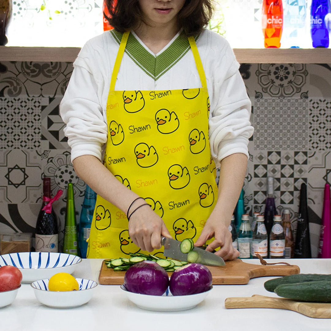 Custom kitchen Apron with Pockets