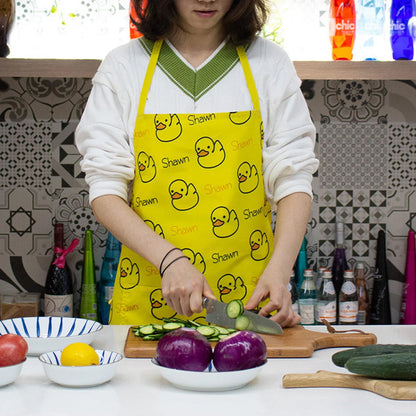 Custom kitchen Apron with Pockets