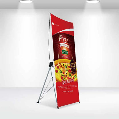 Custom X Stand Banner Display