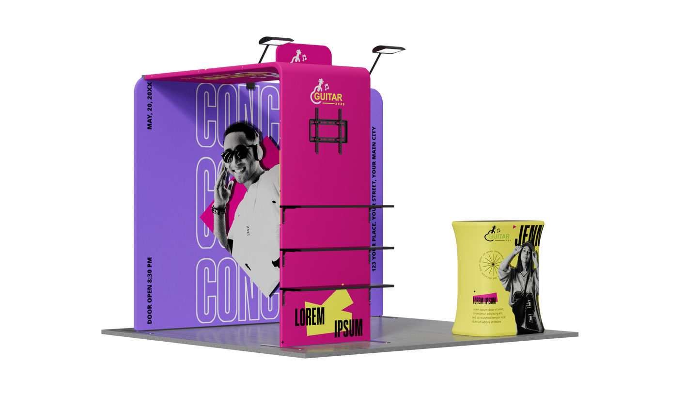 10x10ft Trade Show Booth Kit - A1