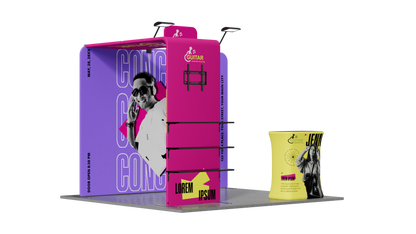 10x10ft Trade Show Booth Kit - A1