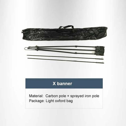 Custom X Stand Banner Display