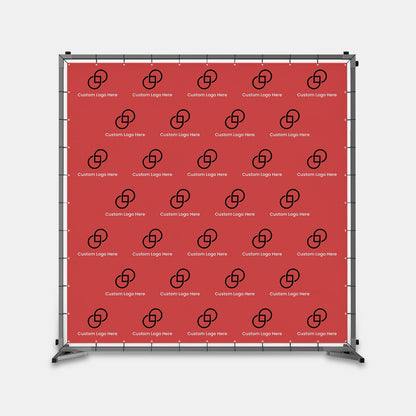 Custom Step and Repeat Backdrop with Stand