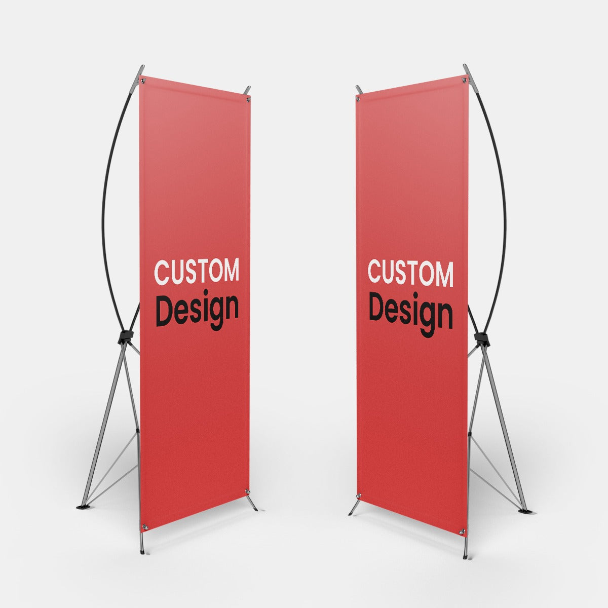 Custom X Stand Banner Display