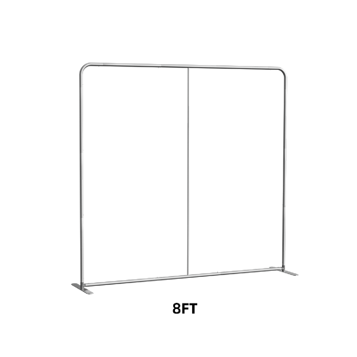 Custom Straight Tension Fabric Display (Round Corners)