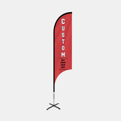 Custom Concave Advertising Flag