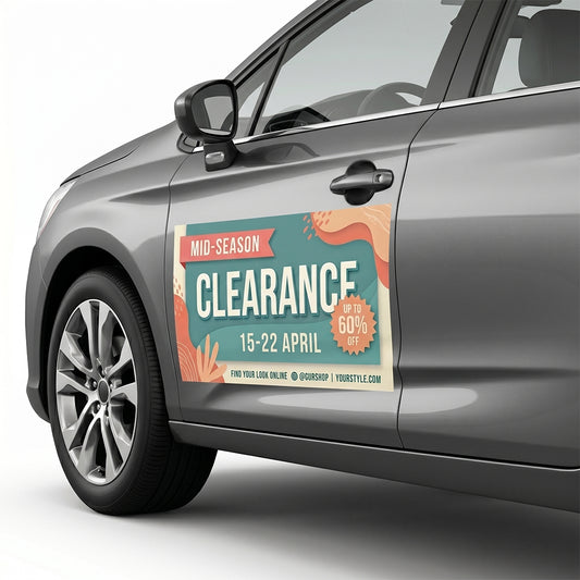 Bubble-Free Car Decals  Stickers (Opaque)