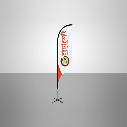 Custom Concave Advertising Flag