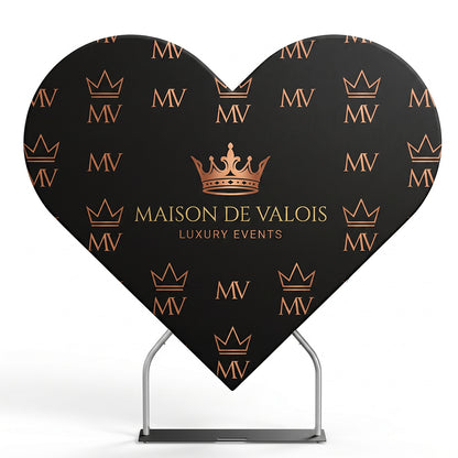 Custom Heart Shaped Photo Backdrop