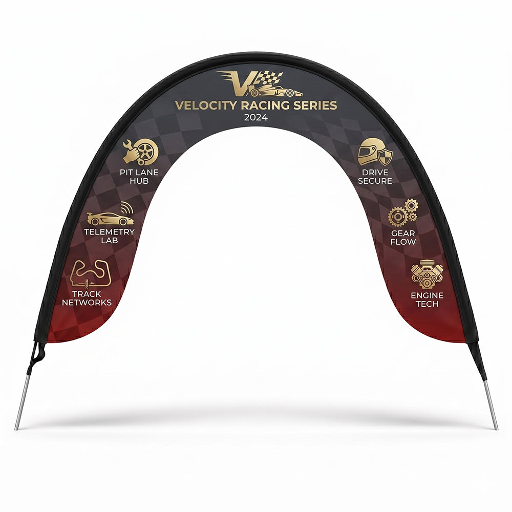 Custom Racing Air Gate Double Side Printed