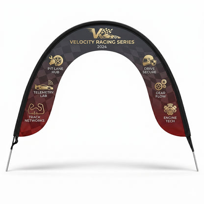Custom Racing Air Gate Double Side Printed