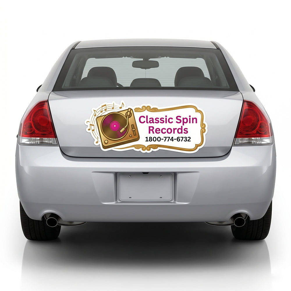 Die-Cut Car Decals Stickers (Opaque)
