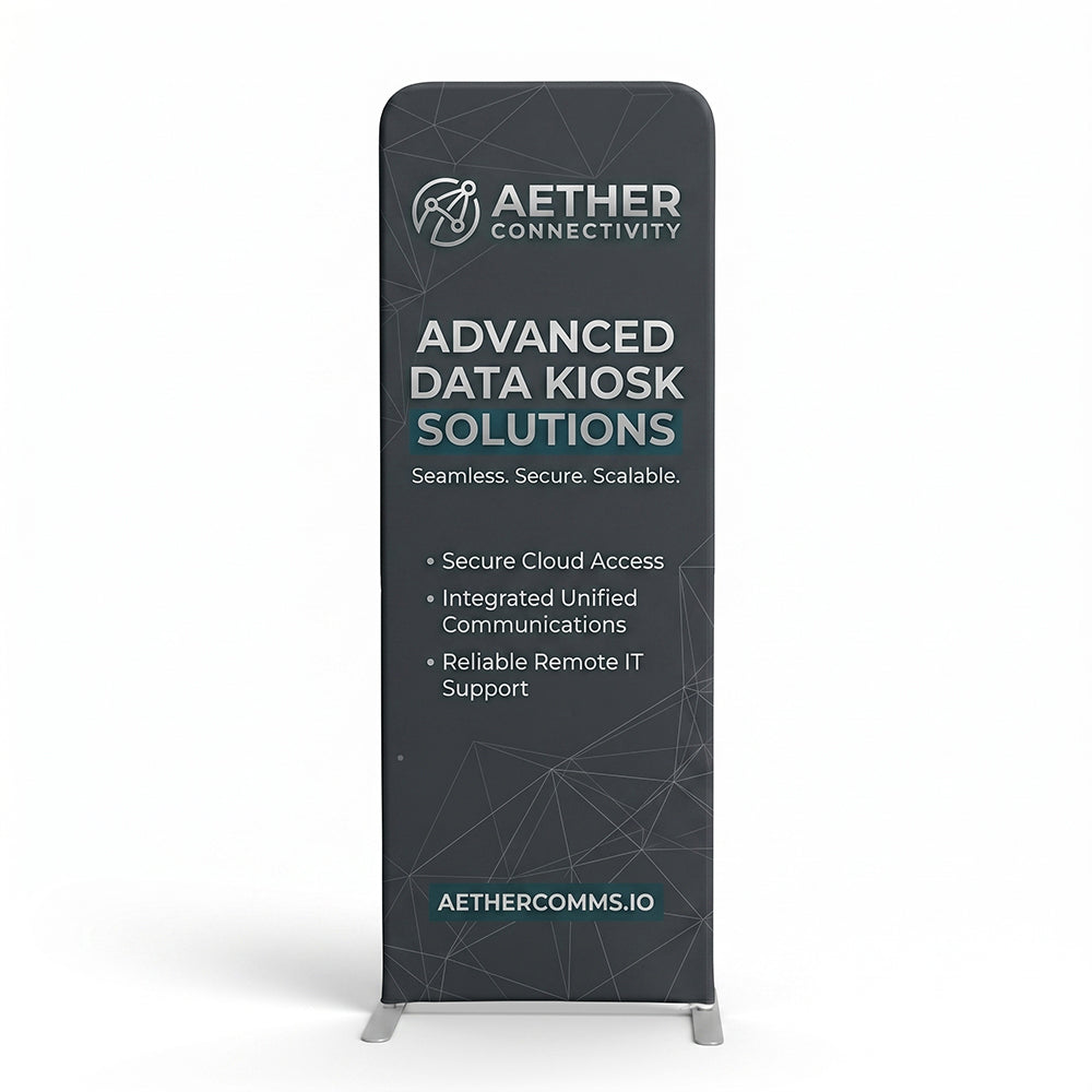 Fabric Banner Stand Round Corners