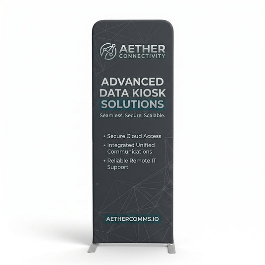 Fabric Banner Stand Round Corners