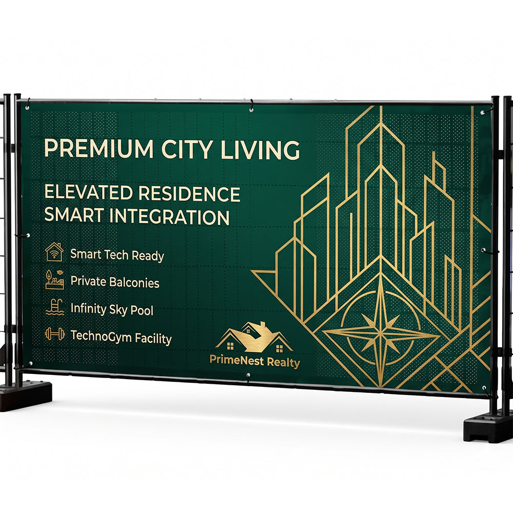 Fabric Mesh Fence Banners