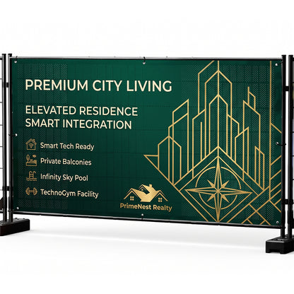 Fabric Mesh Fence Banners