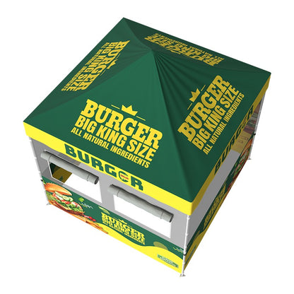 10x10 Custom Food Booth Full Tent