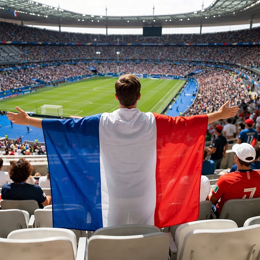 France Flag Body Cape with Sleeves