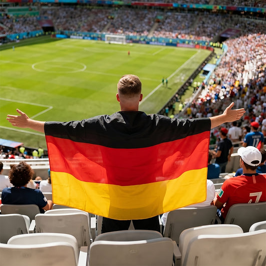 Germany Flag Body Cape with Sleeves