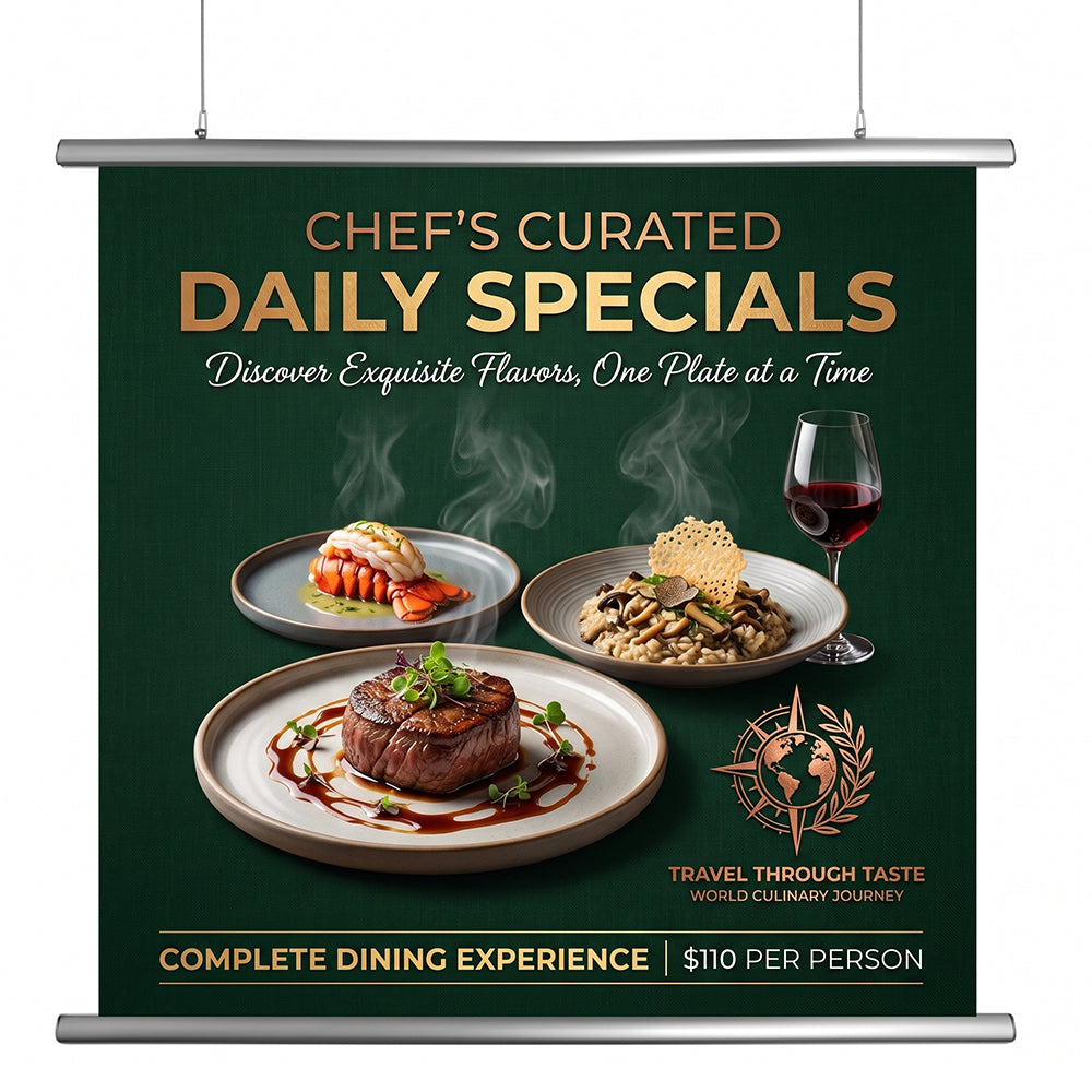 Hanging Clamp Bar Banner