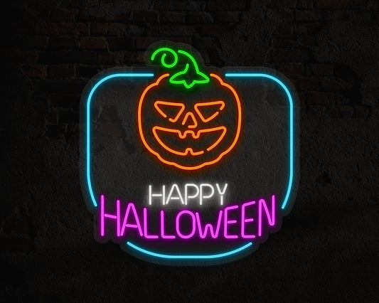 Happy Halloween Neon Sign