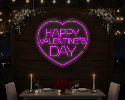 Happy Valentine's Day Neon Sign