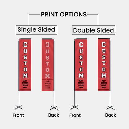 Custom Rectangle Advertising Flag