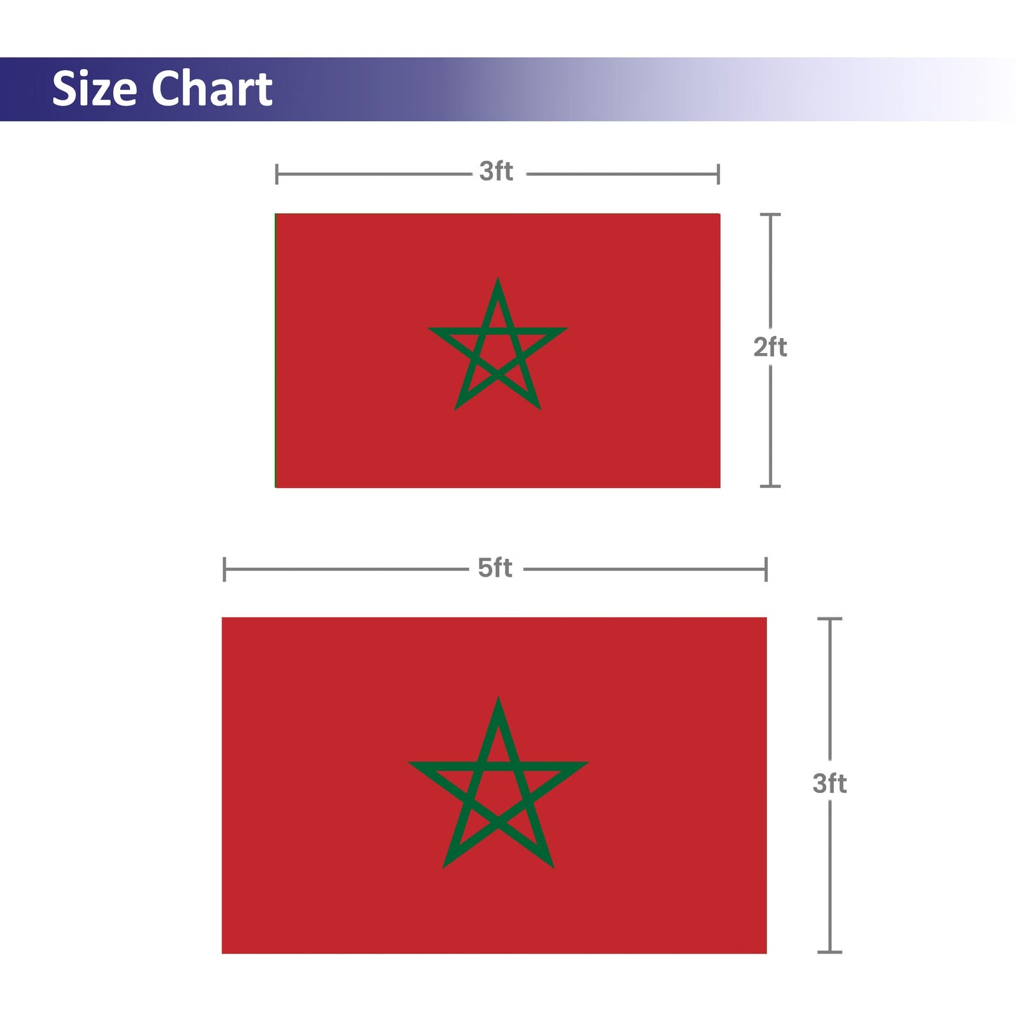 Morocco Flag Body Cape with Sleeves