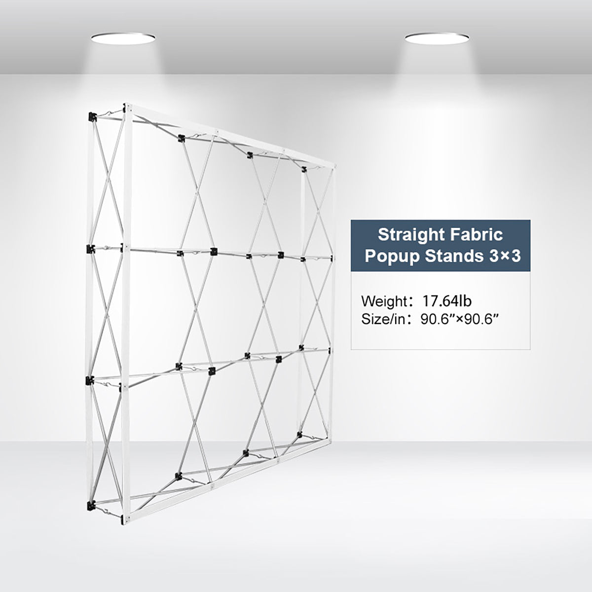 Custom Straight Fabric Popup Displays