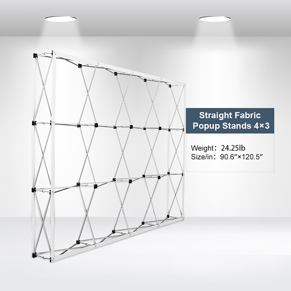 Custom Straight Fabric Popup Displays