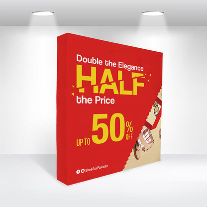 Custom Straight Fabric Popup Displays