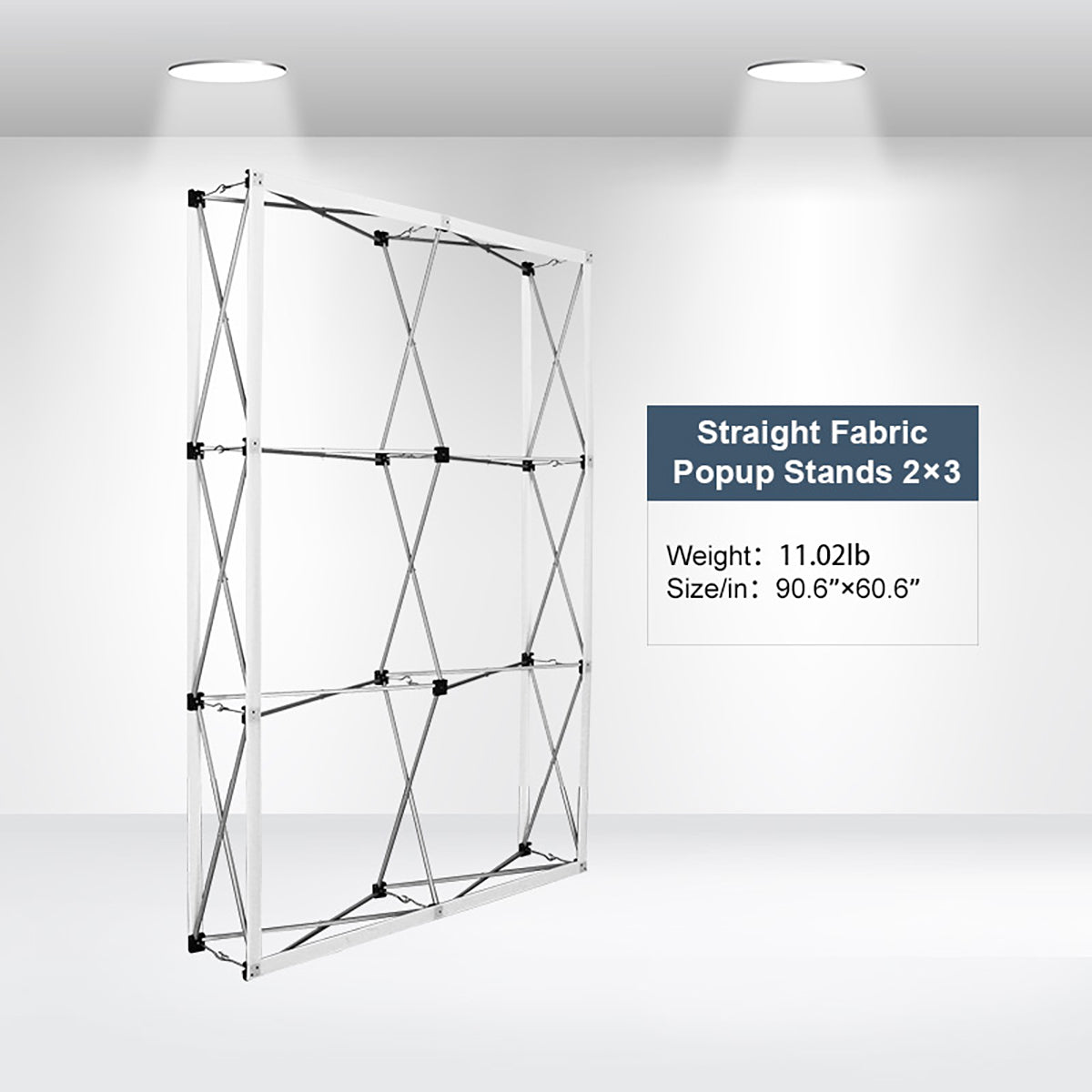 Custom Straight Fabric Popup Displays