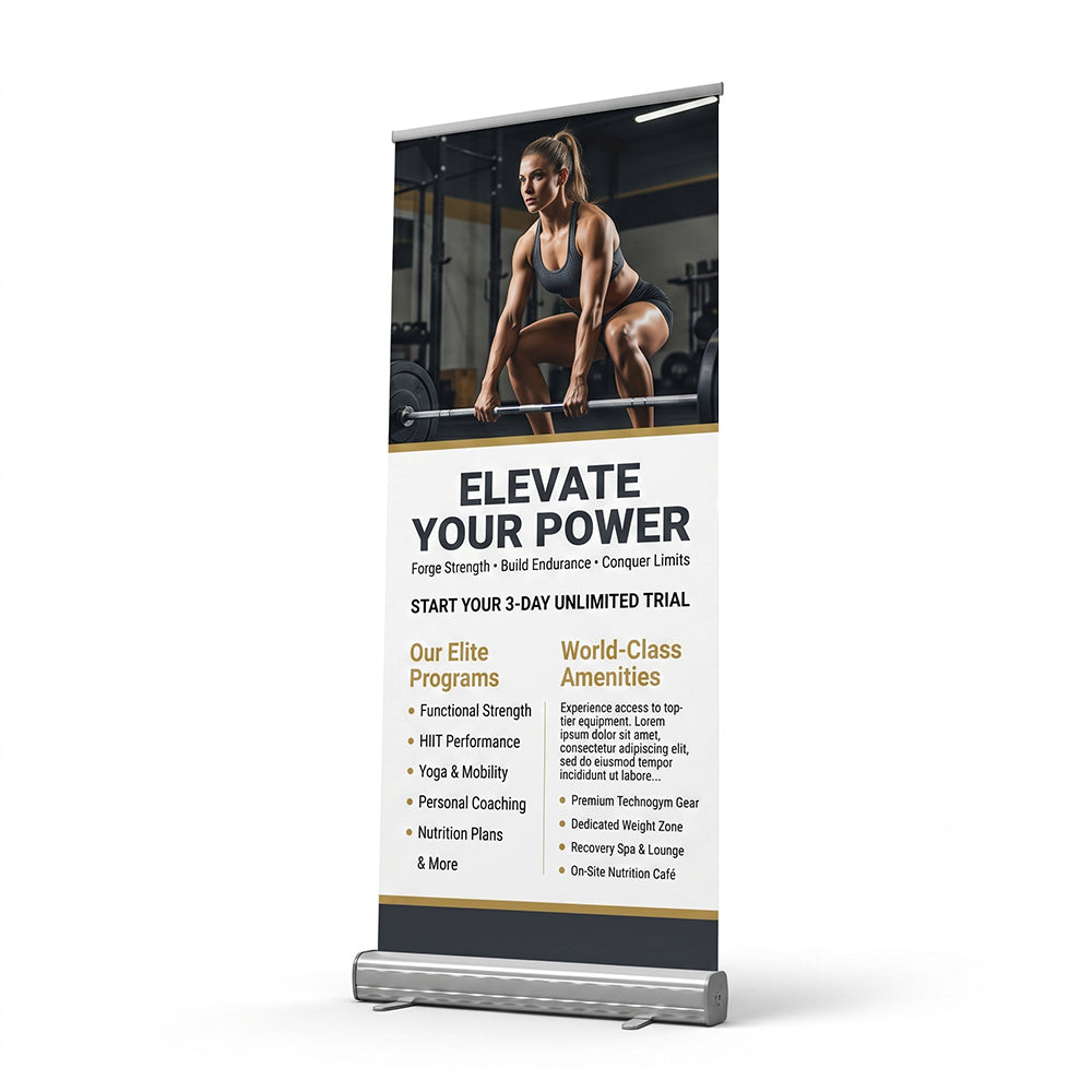 Retractable Banner with Stand
