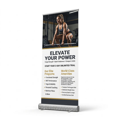 Retractable Banner with Stand